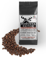 100% Robusta Kaffee.